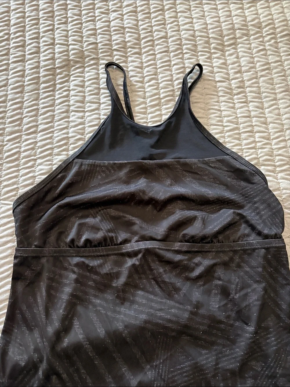 Nike Black Women’s Swim Cami with Built-In Shelf